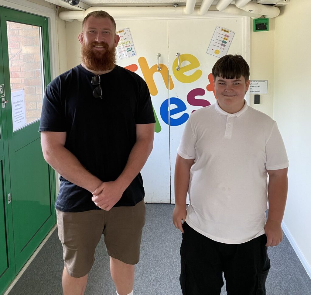 Bristol Bears star kicks off mentoring partnership at The Nest