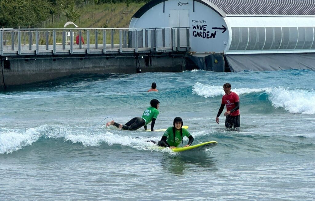 Students surf their way to swimming success